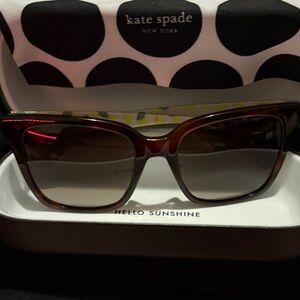 Kate Spade Vibrant Green Sunglasses Case